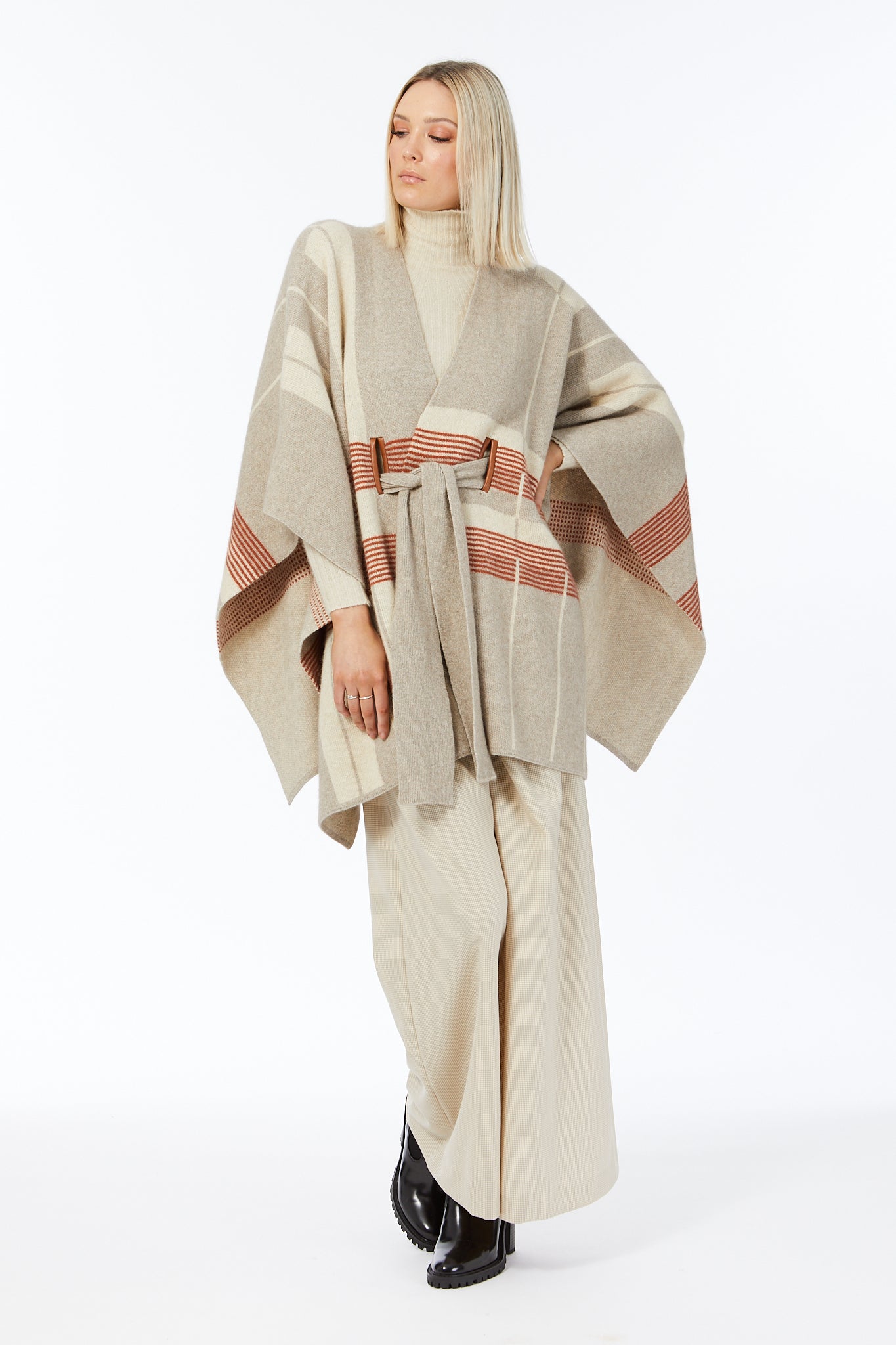 Belted Cape Coat