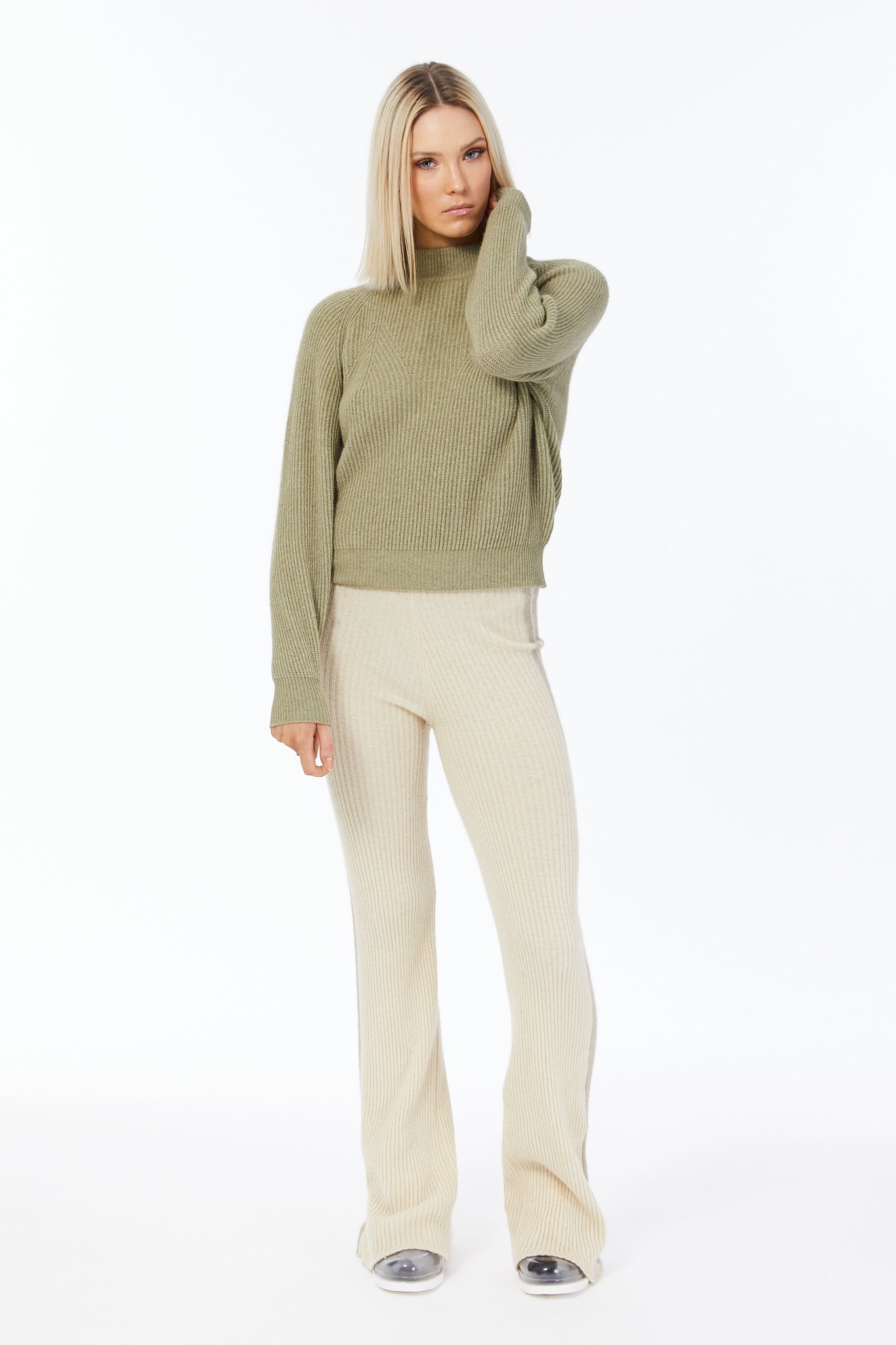 Possum Silk Merino Zoe Jumper in Birch