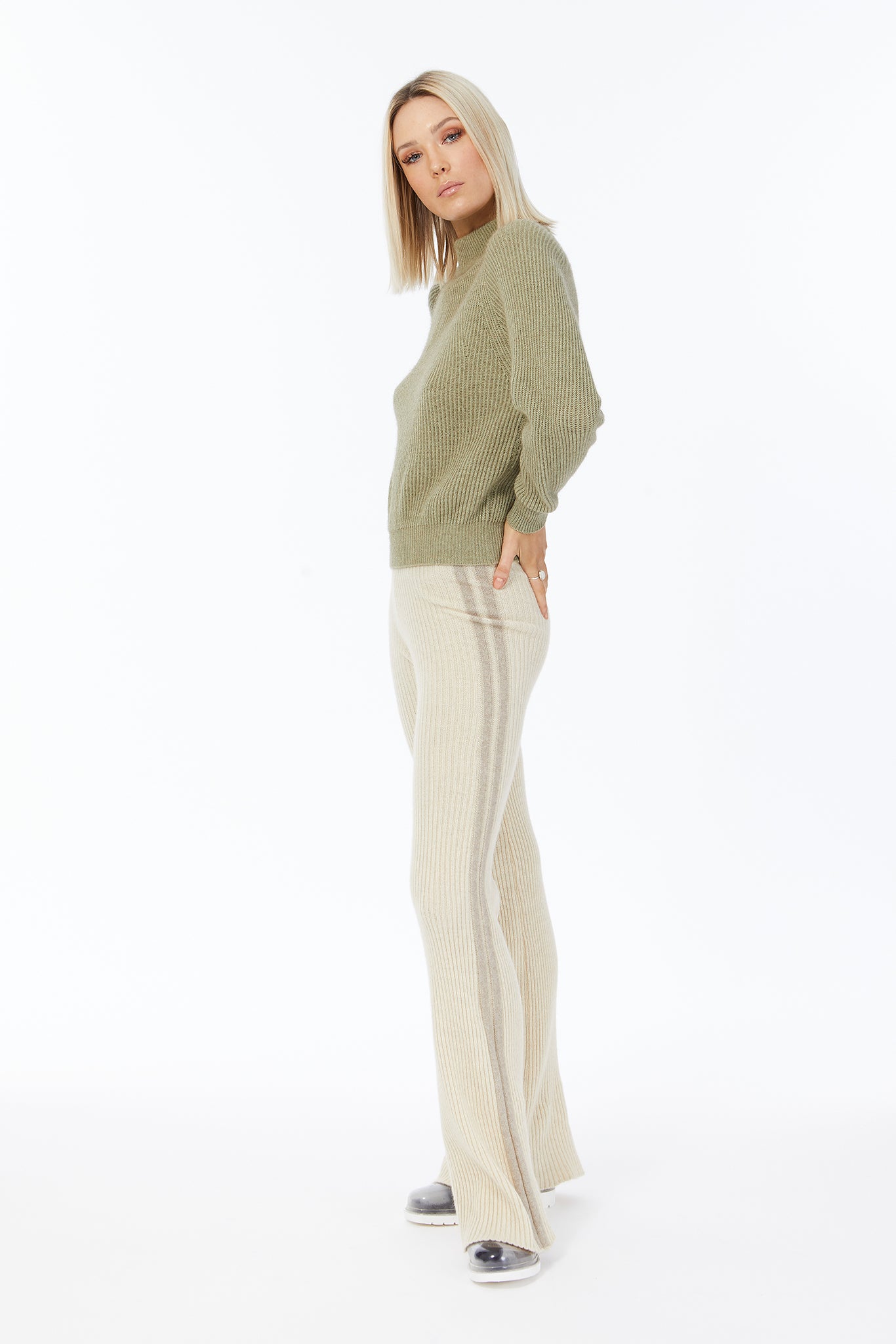 Possum Silk Merino Zoe Jumper in Birch