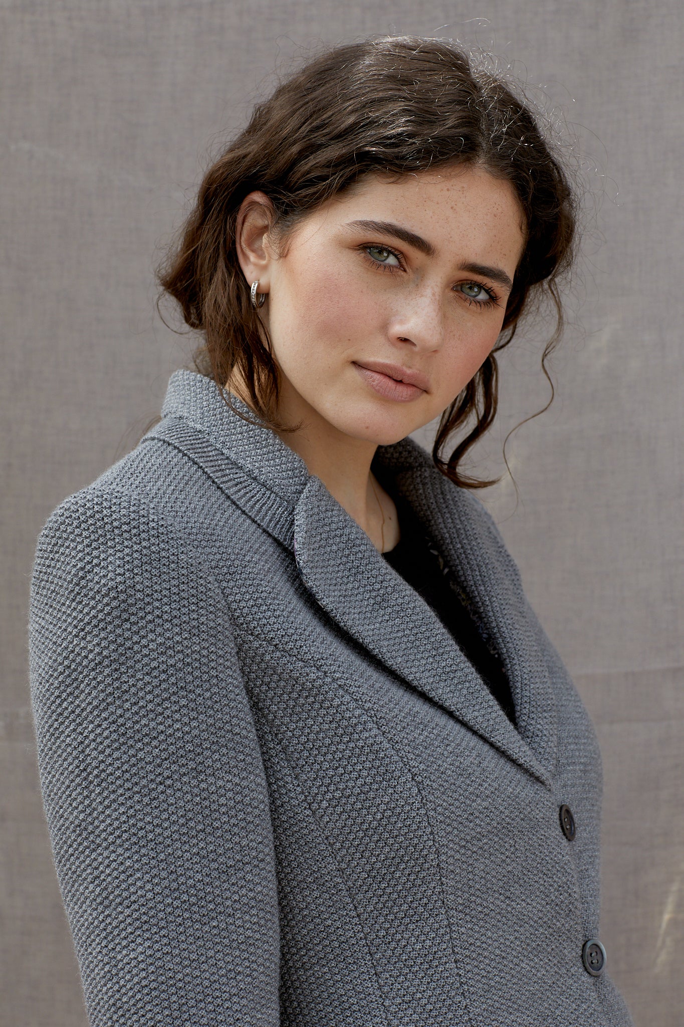 Moss Stitch Blazer