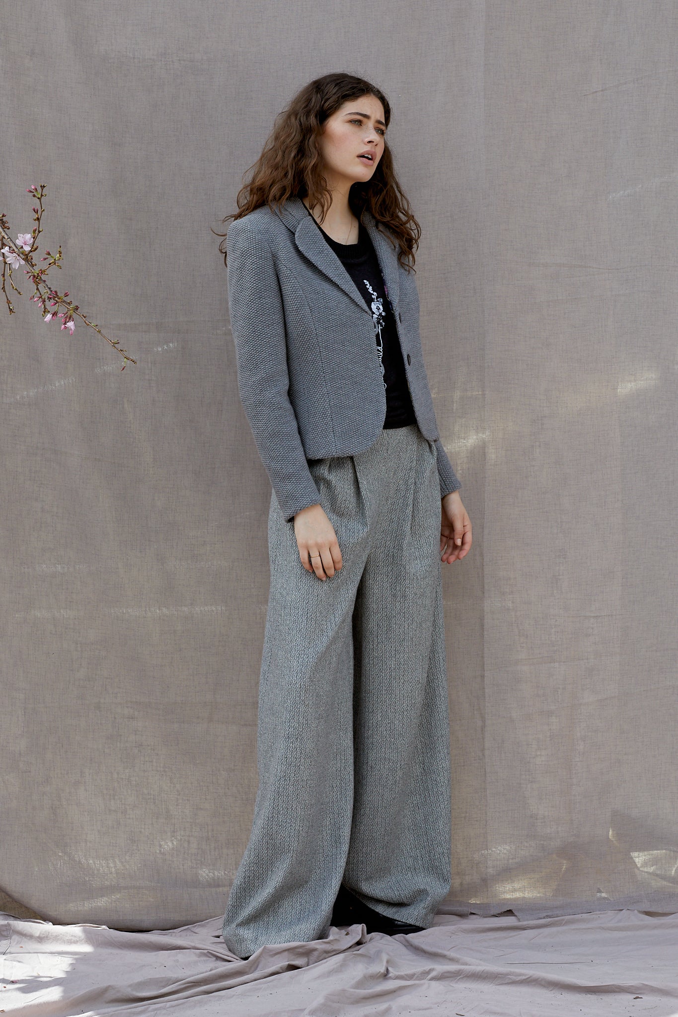 Moss Stitch Blazer
