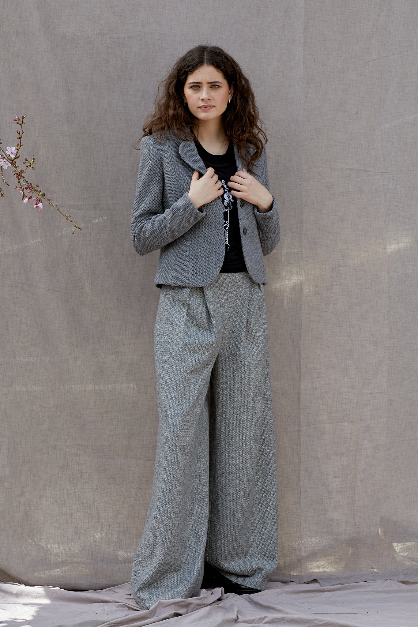 Moss Stitch Blazer