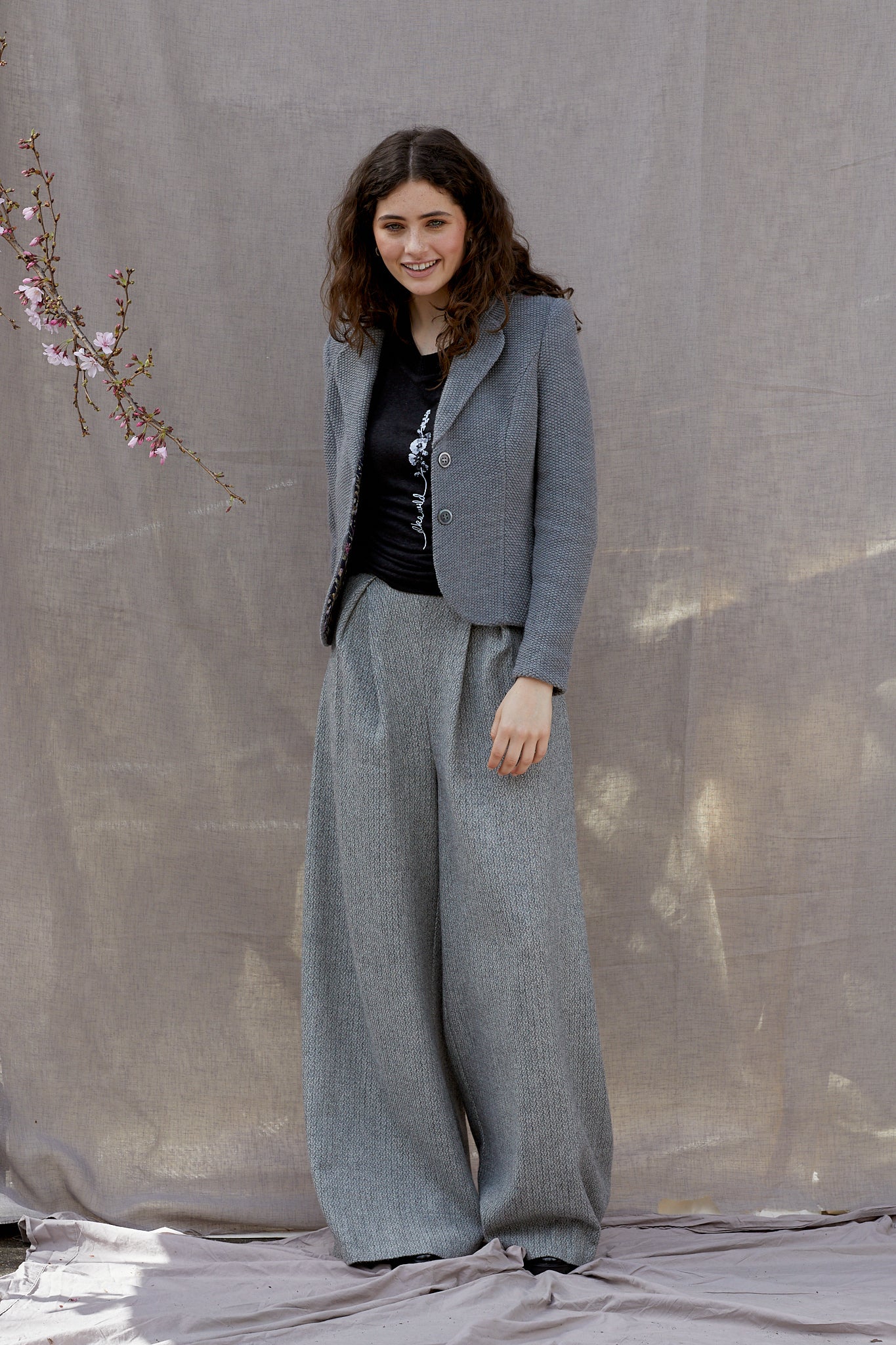 Moss Stitch Blazer