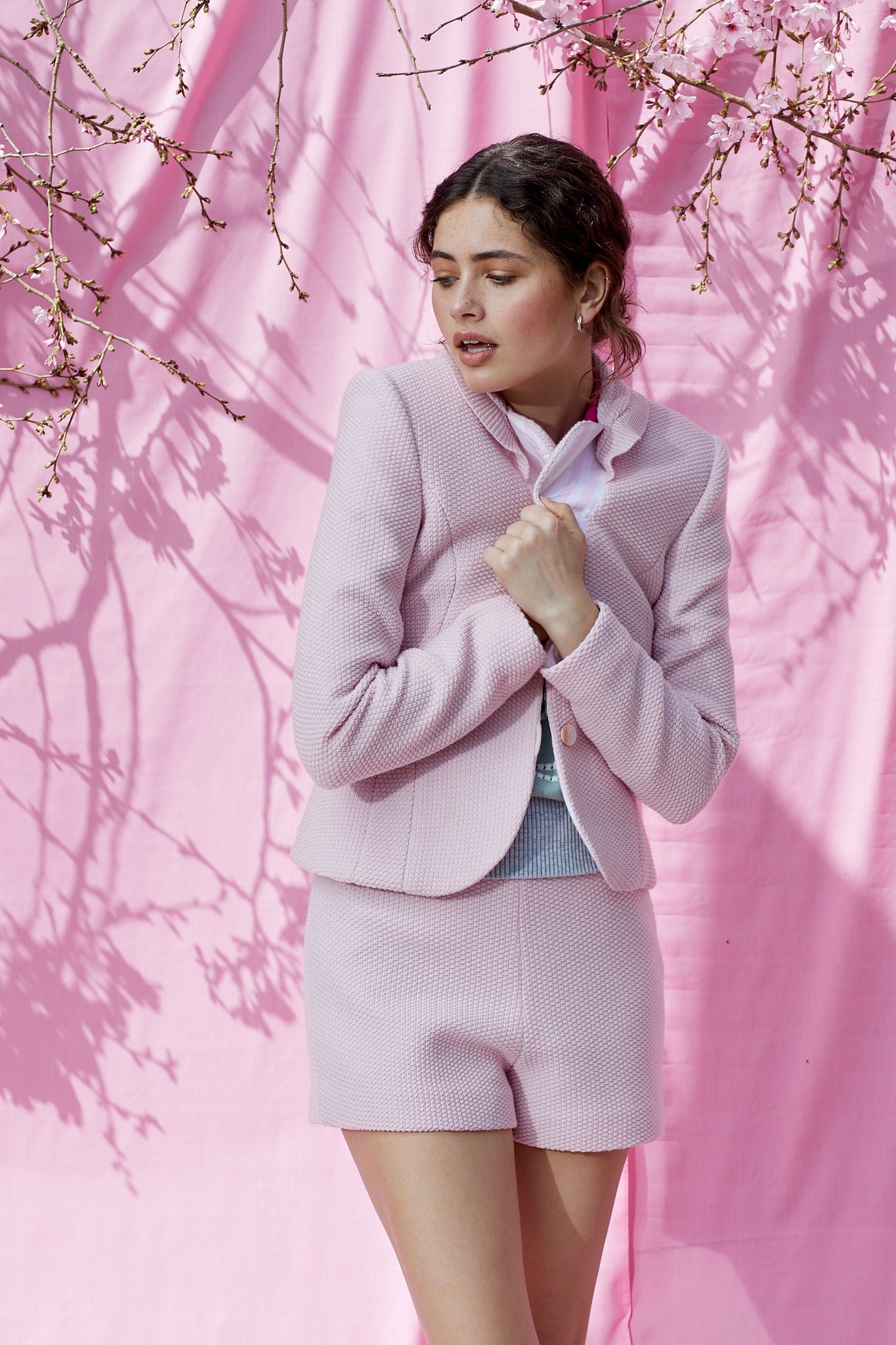 Moss Stitch Blazer