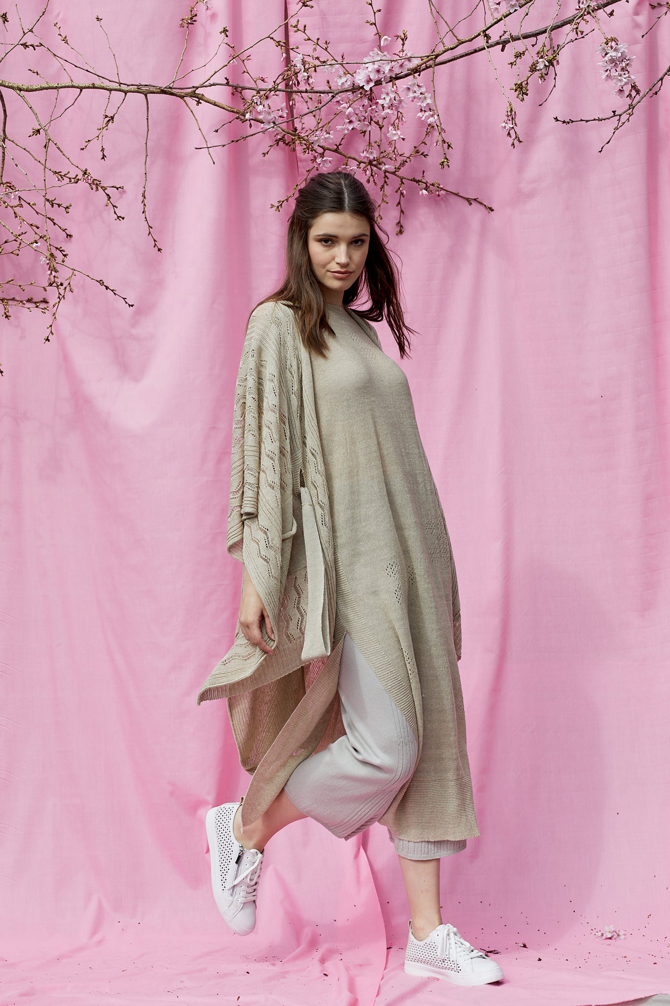 Linen Knit Kimono