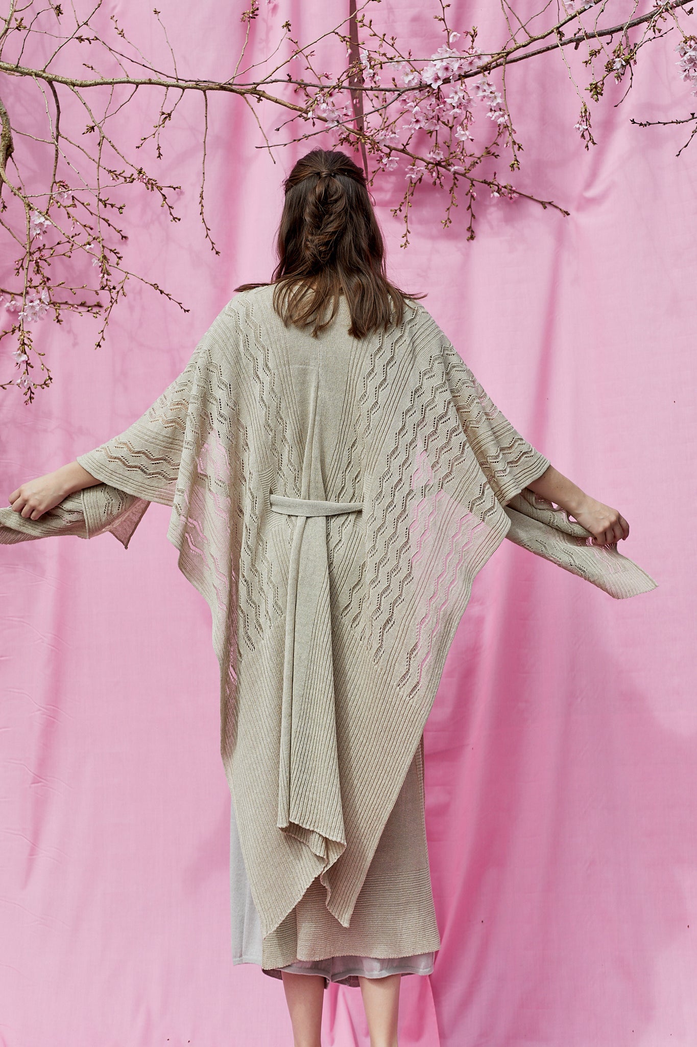 Linen Knit Kimono