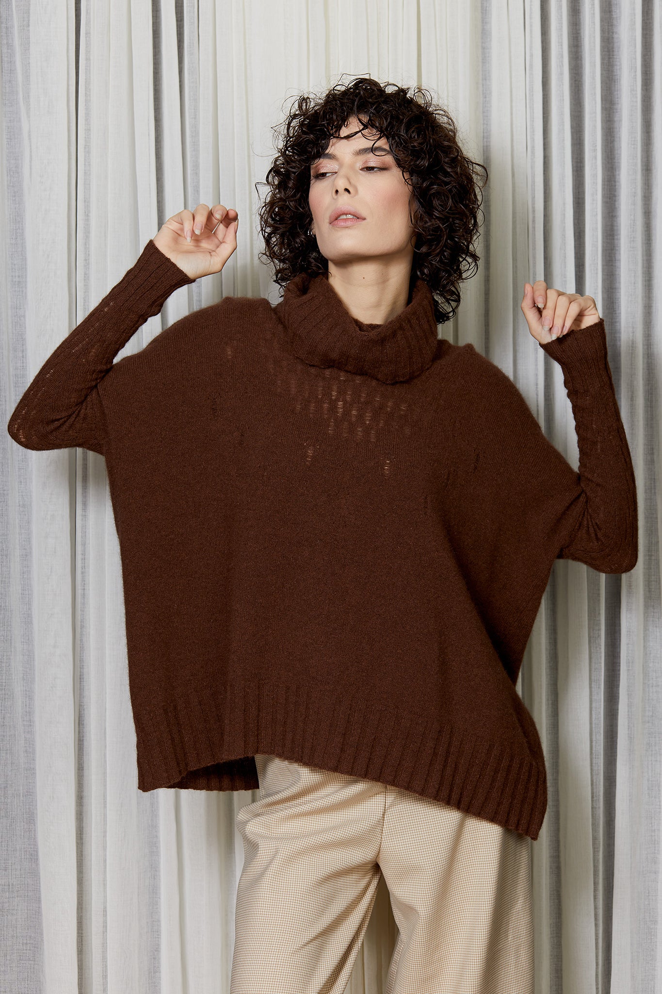 Lace sweater clearance tunic