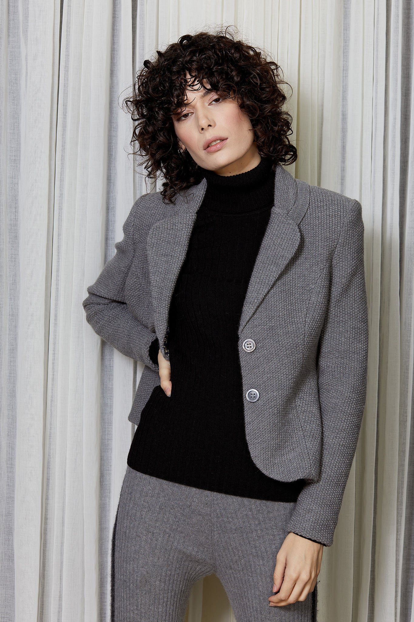 Merino Knit Blazer