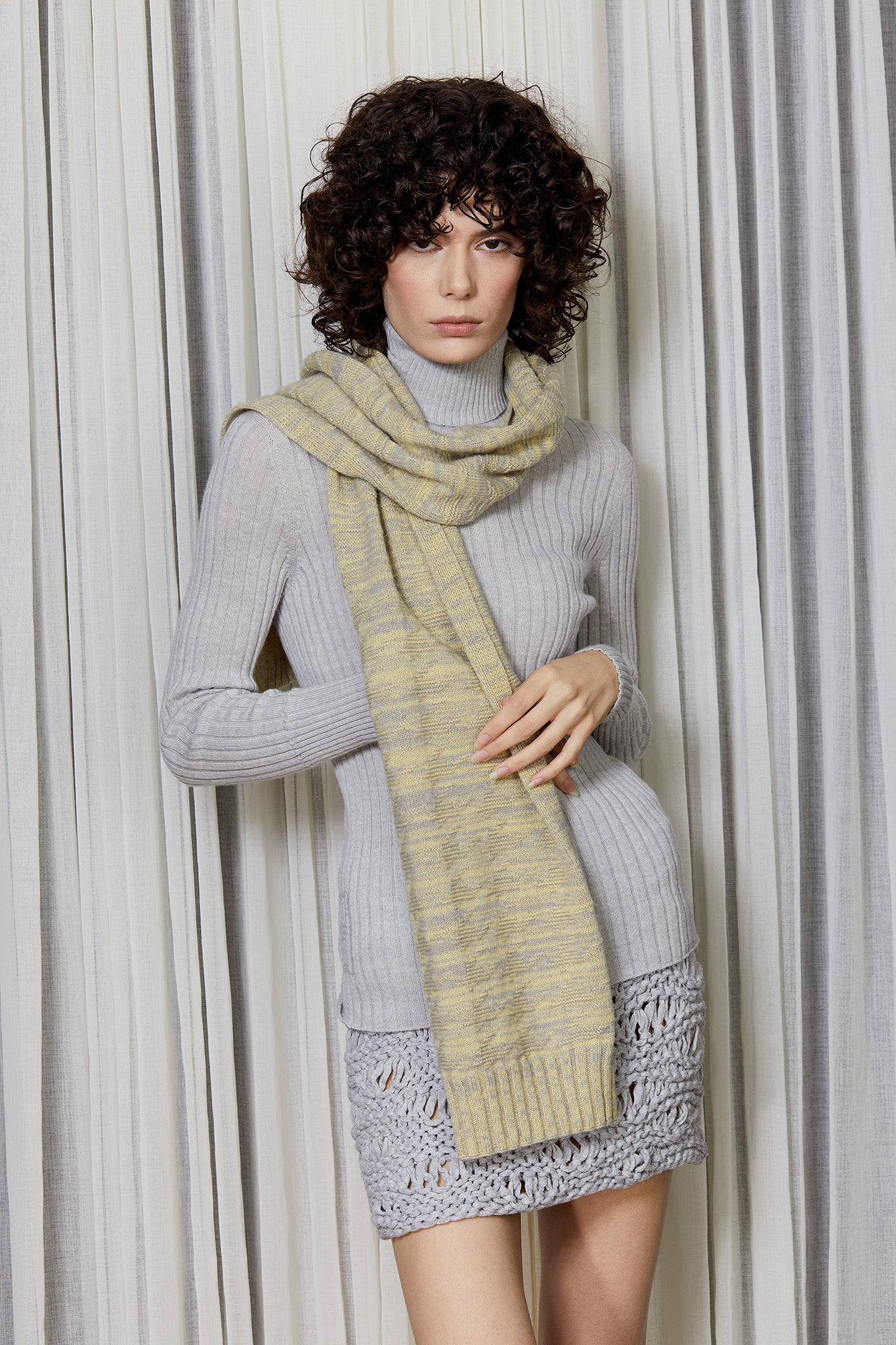 Cashmere Houndy Melange Scarf
