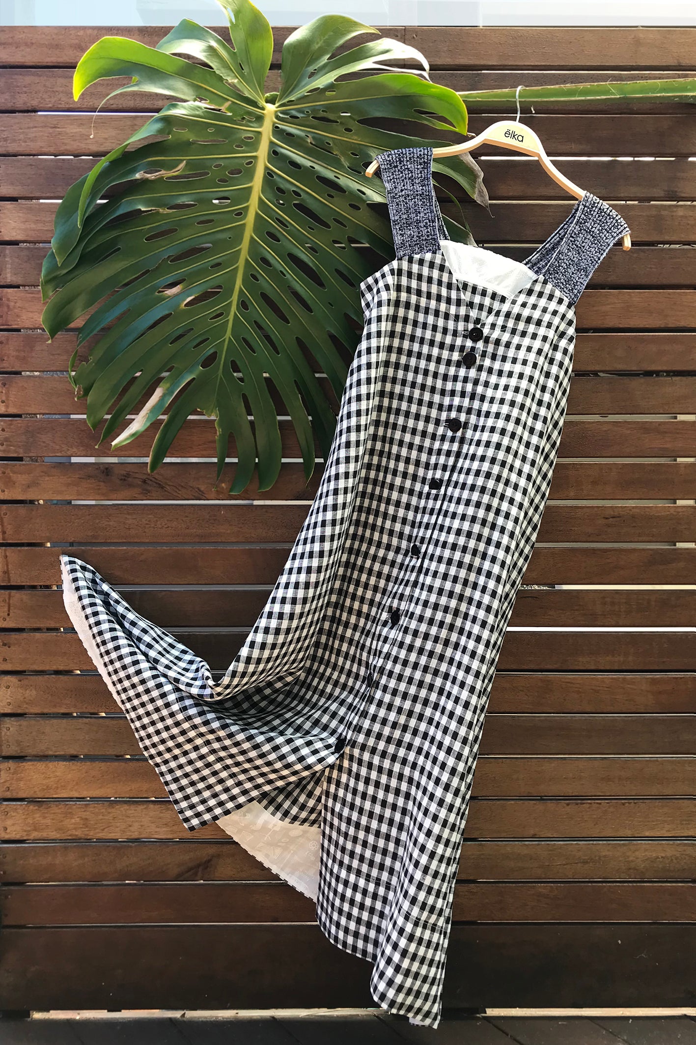 Linen Pinafore Dress