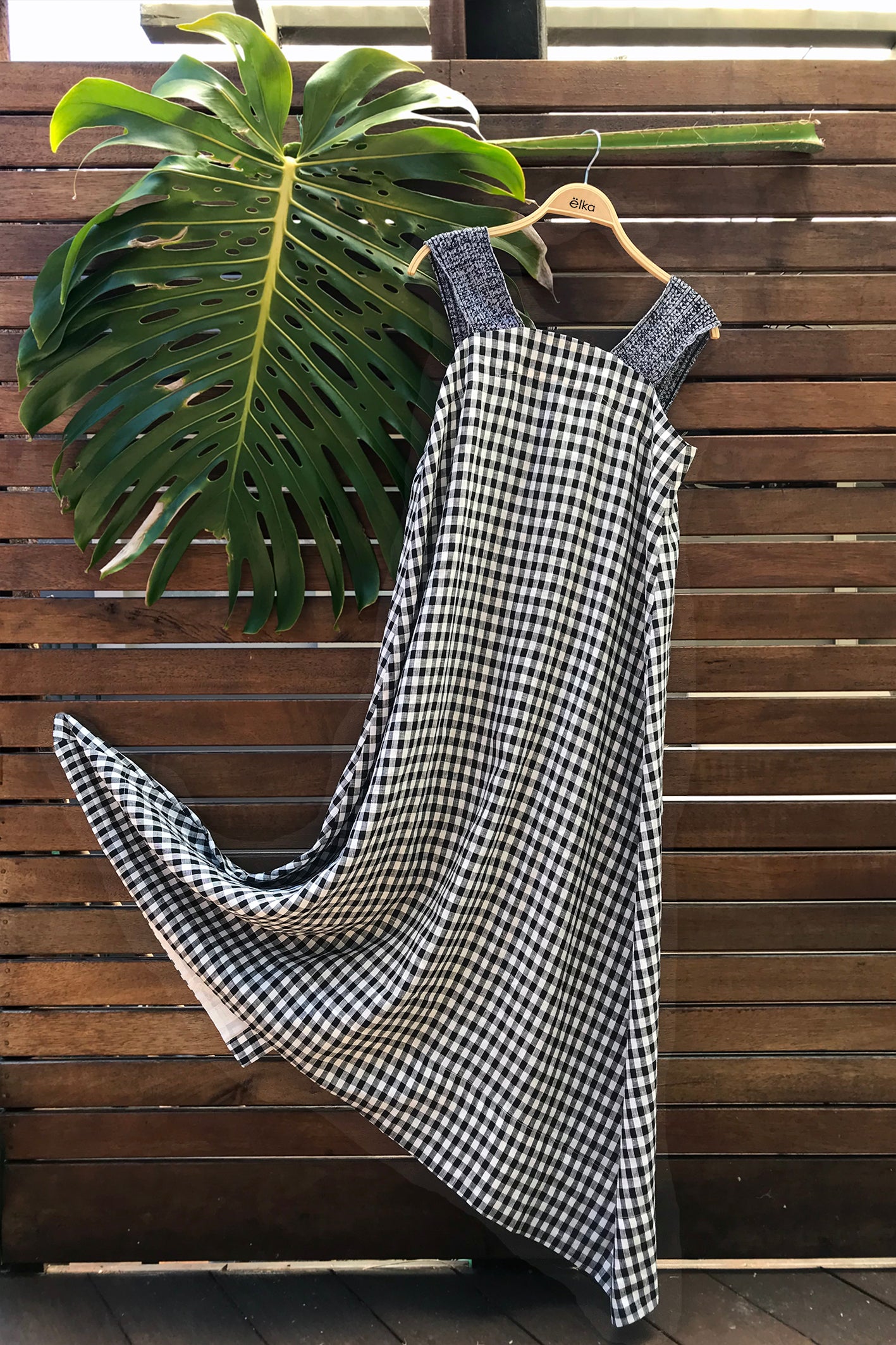 Linen Pinafore Dress