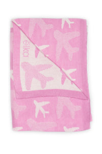Silk Merino Baby Blanket in Baby Pink