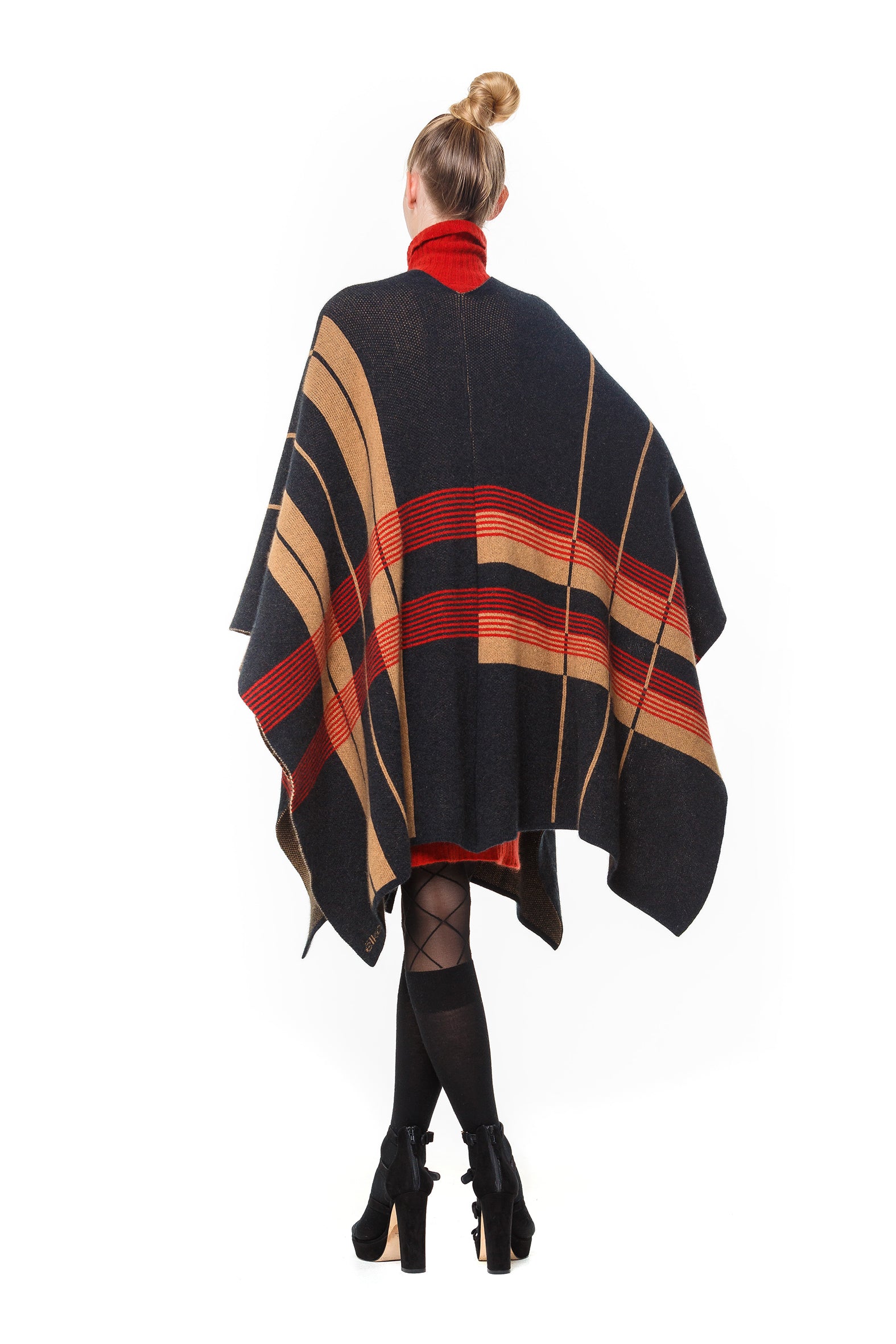 Possum Silk Merino Belted Cape Coat