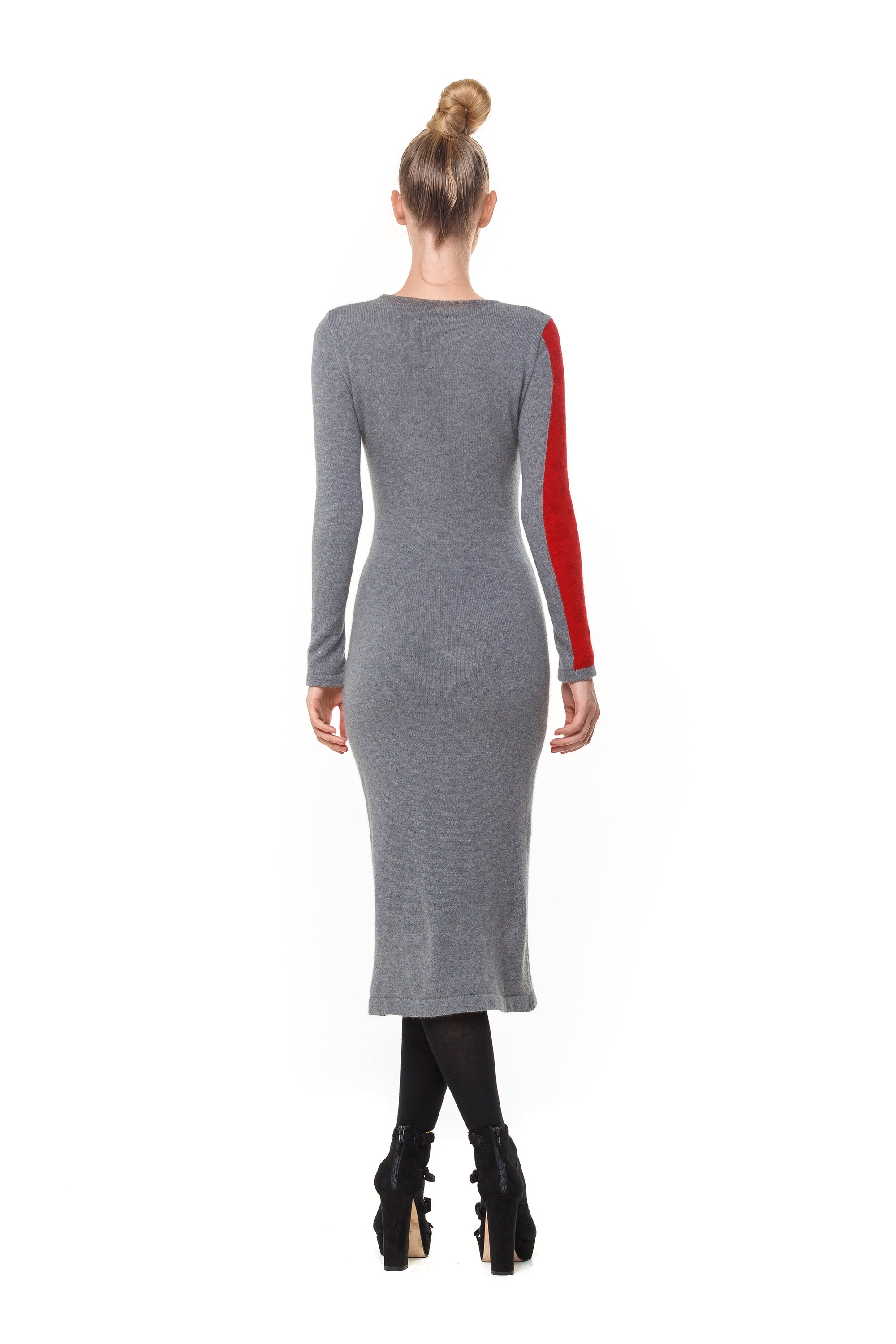 Colour Block Midi Dress