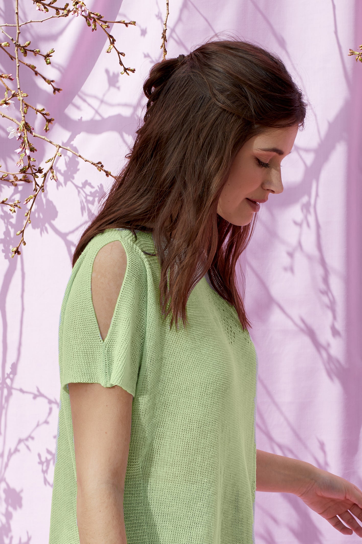 Flower Linen Top
