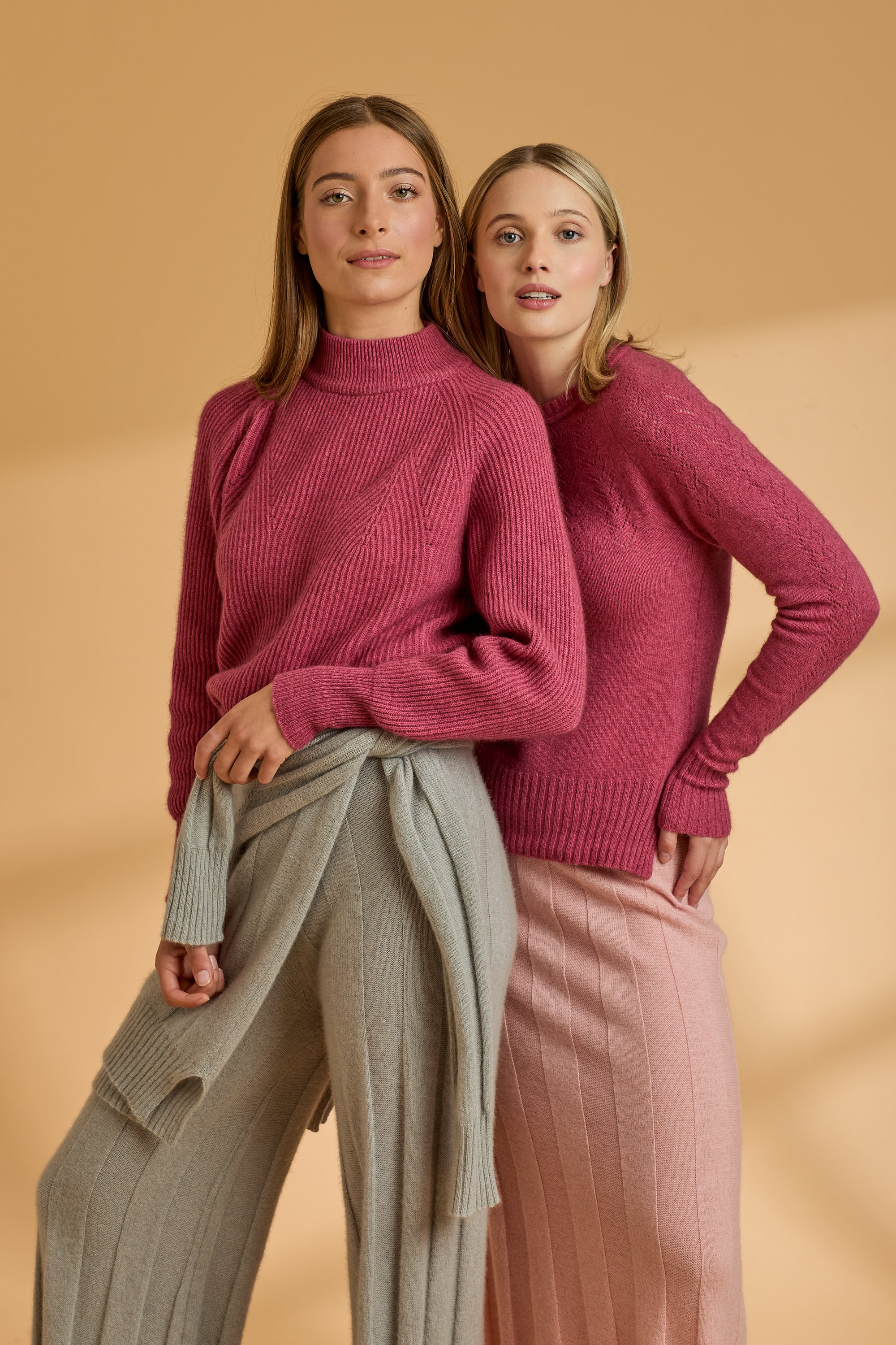 Possum Silk Merino Zoe Jumper in Rose