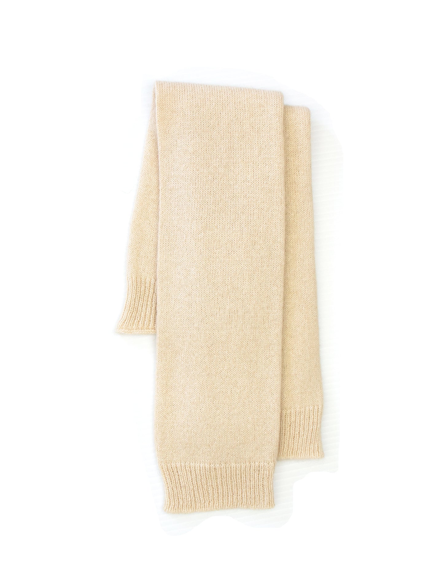 Possum Merino Silk Arm Warmers in Butter Soft