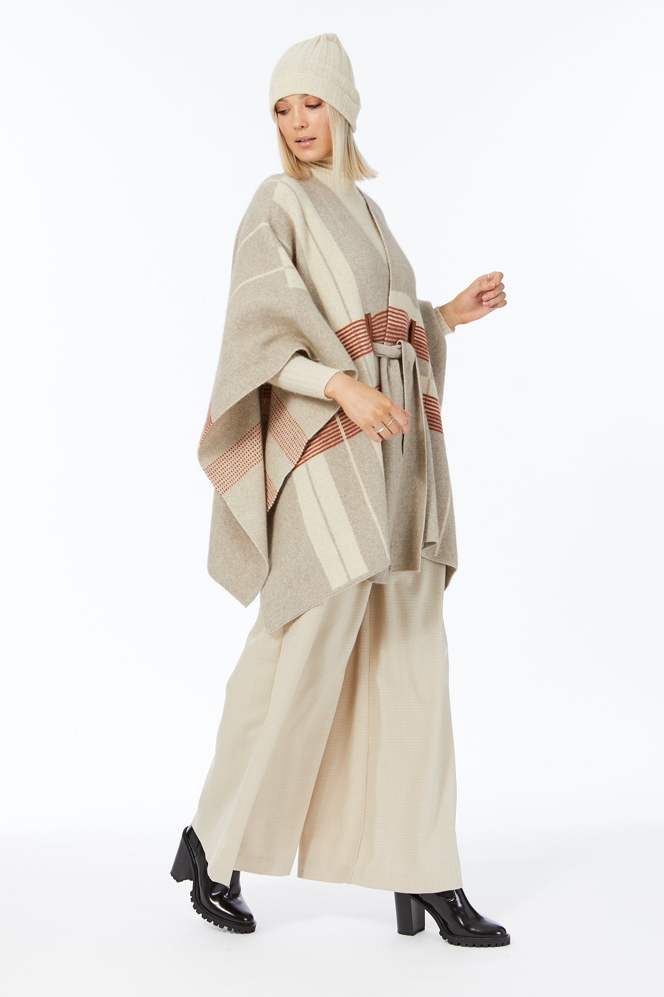 Belted Cape Coat