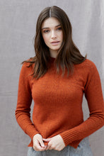 Heart Yoke Jumper in Persimmon