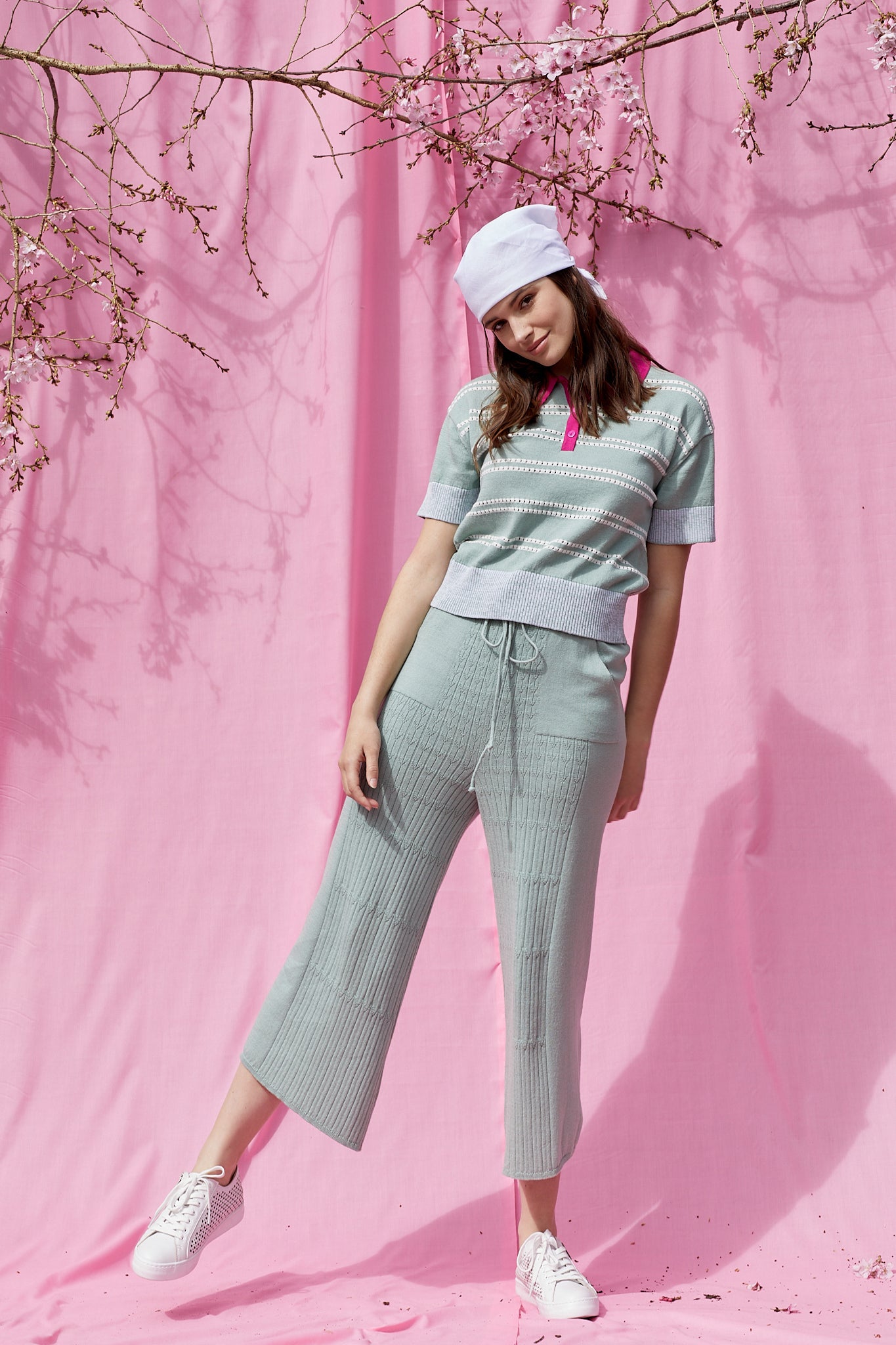 Cotton Silk Merino Polo