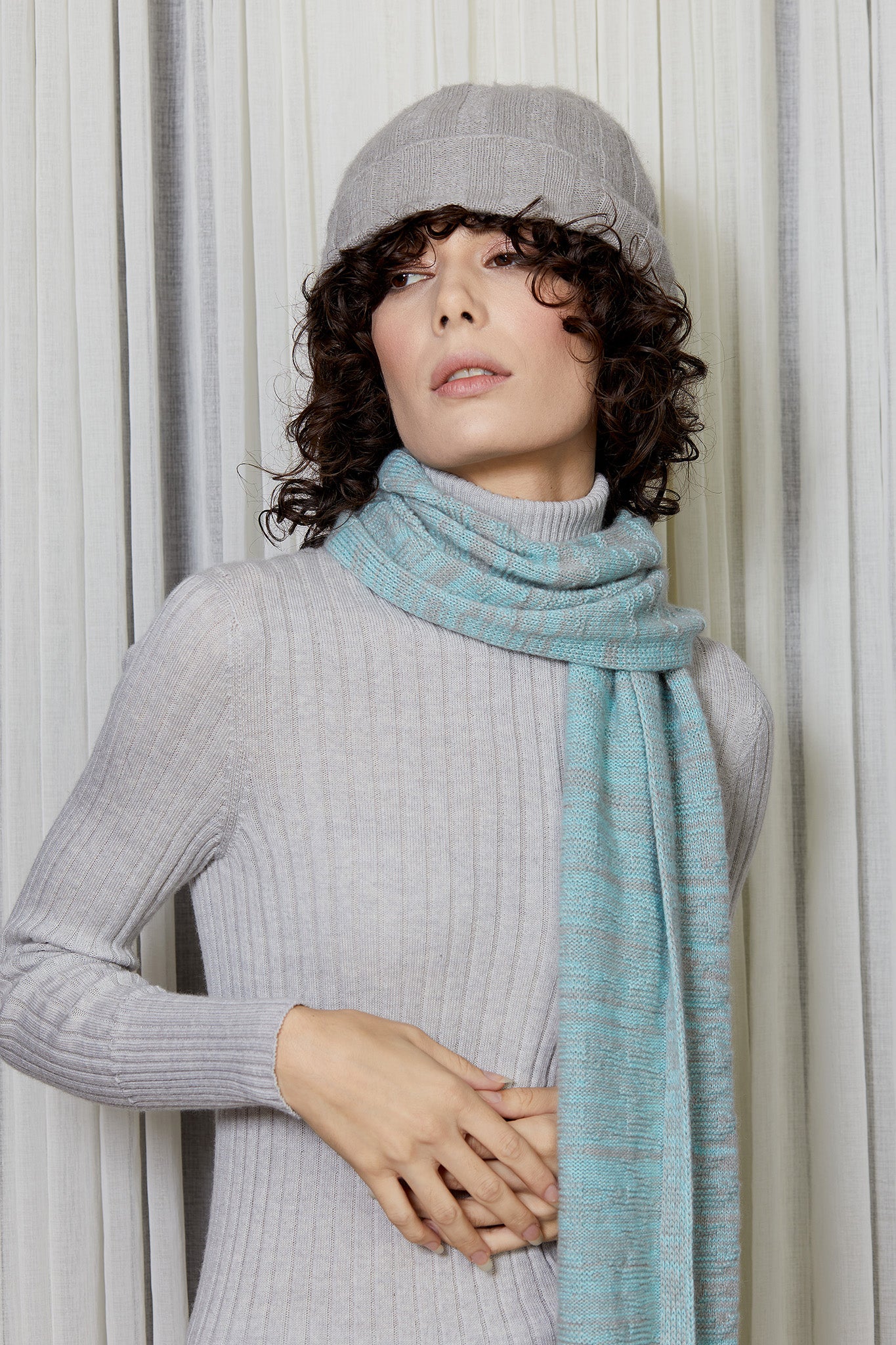 Cashmere Houndy Melange Scarf