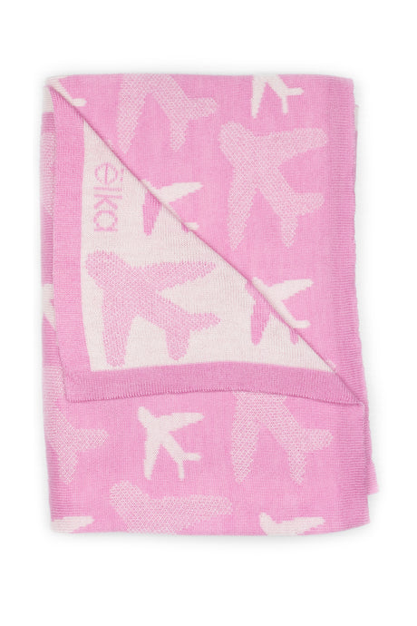 Silk Merino Baby Blanket in Baby Pink