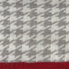 Possum Silk Merino Cap Sleeve Sweater in Houndstooth.