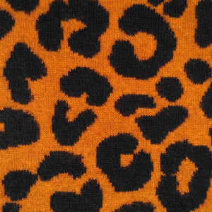 Cashmere Possum Silk Merino Leopard Print Scarf