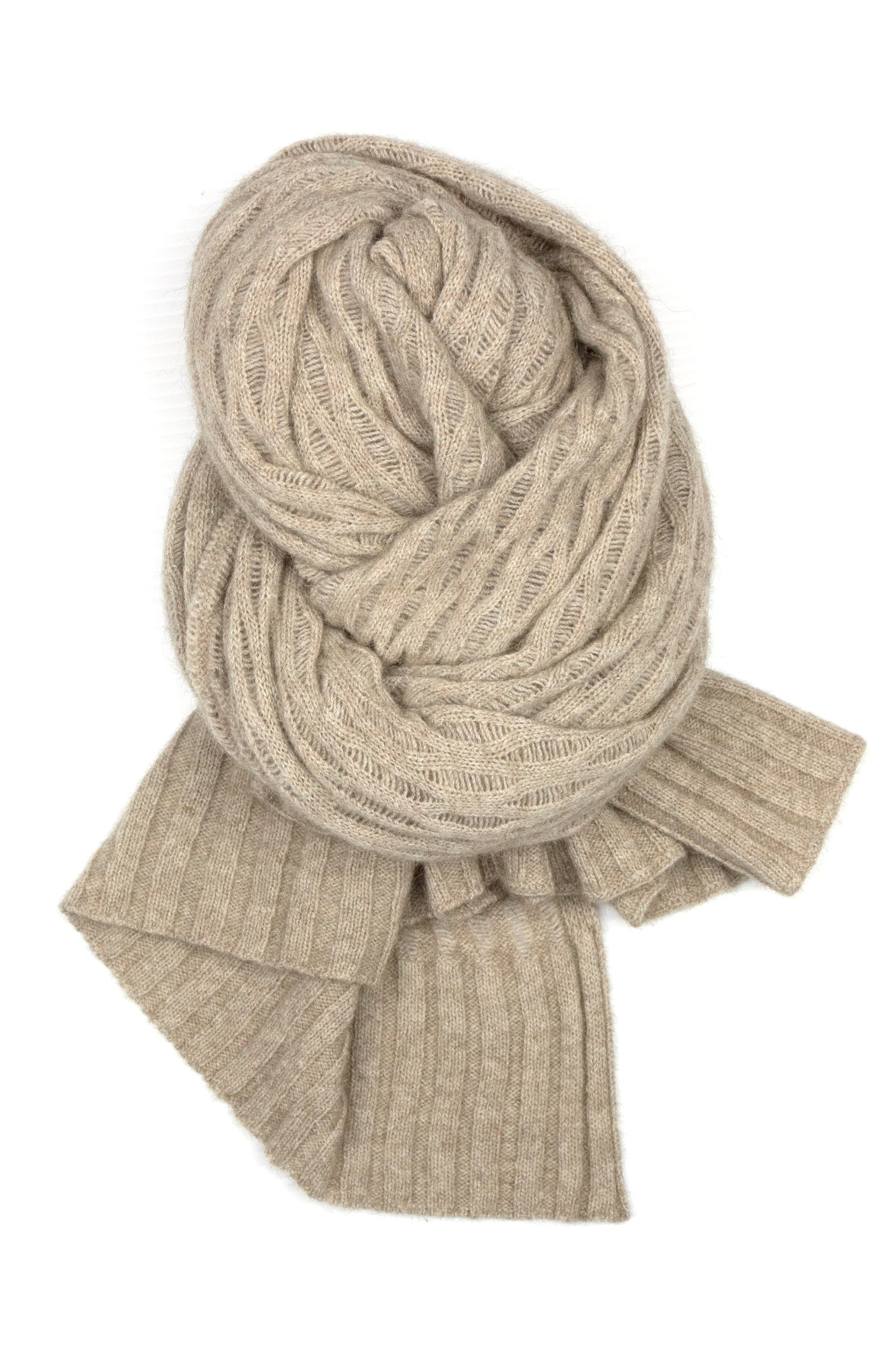 Possum Silk Lace Pashmina in Beige