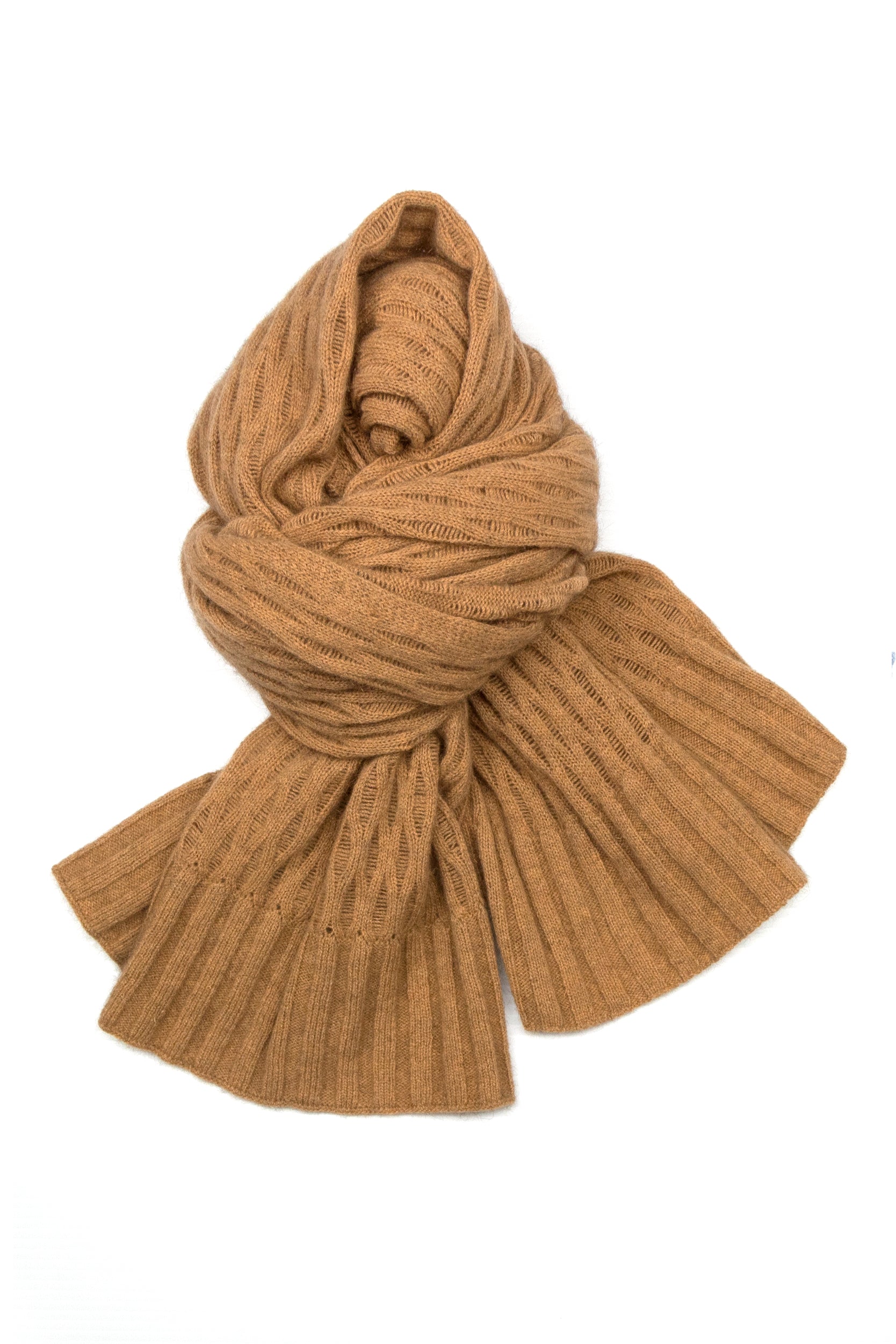 Possum Silk Merino Pashmina in Camel