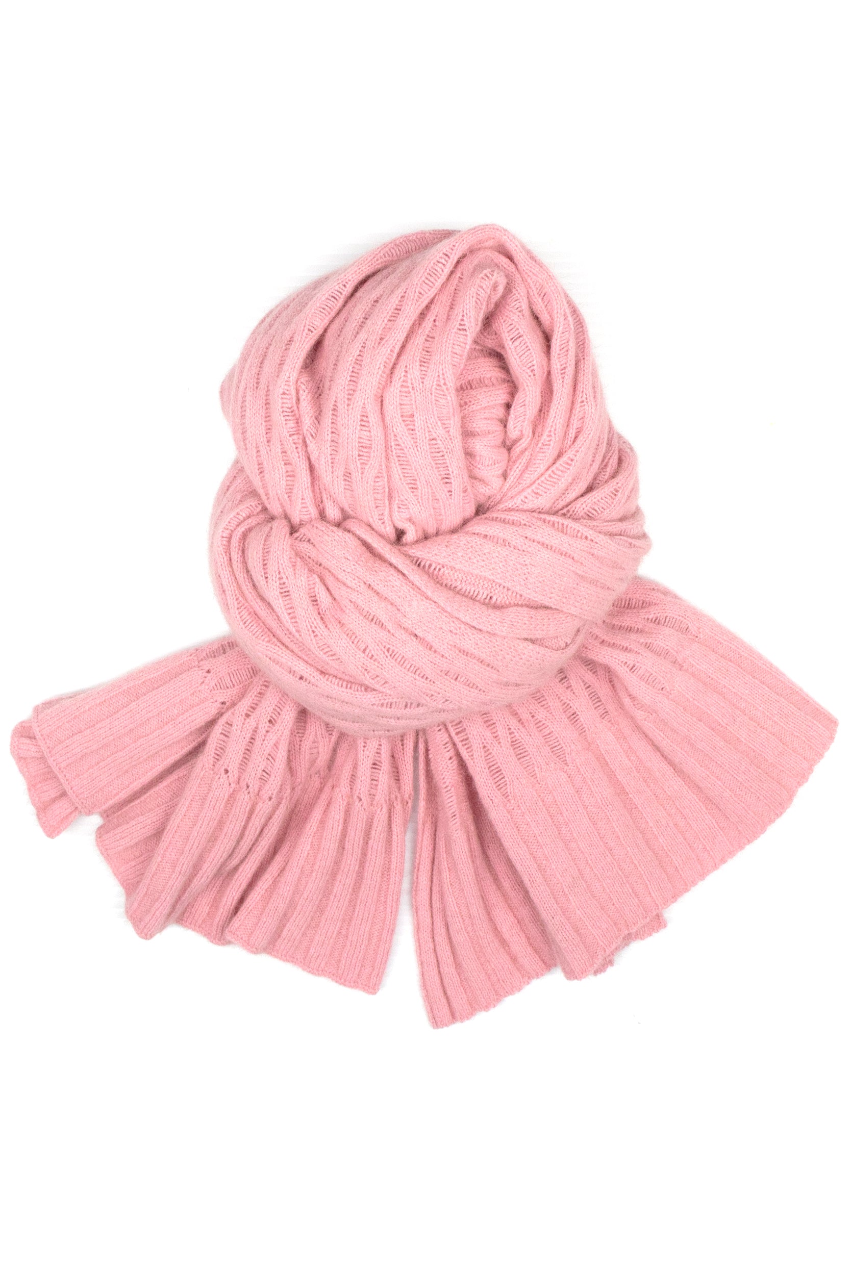 Possum Silk Lace Pashmina in Pearl Pink