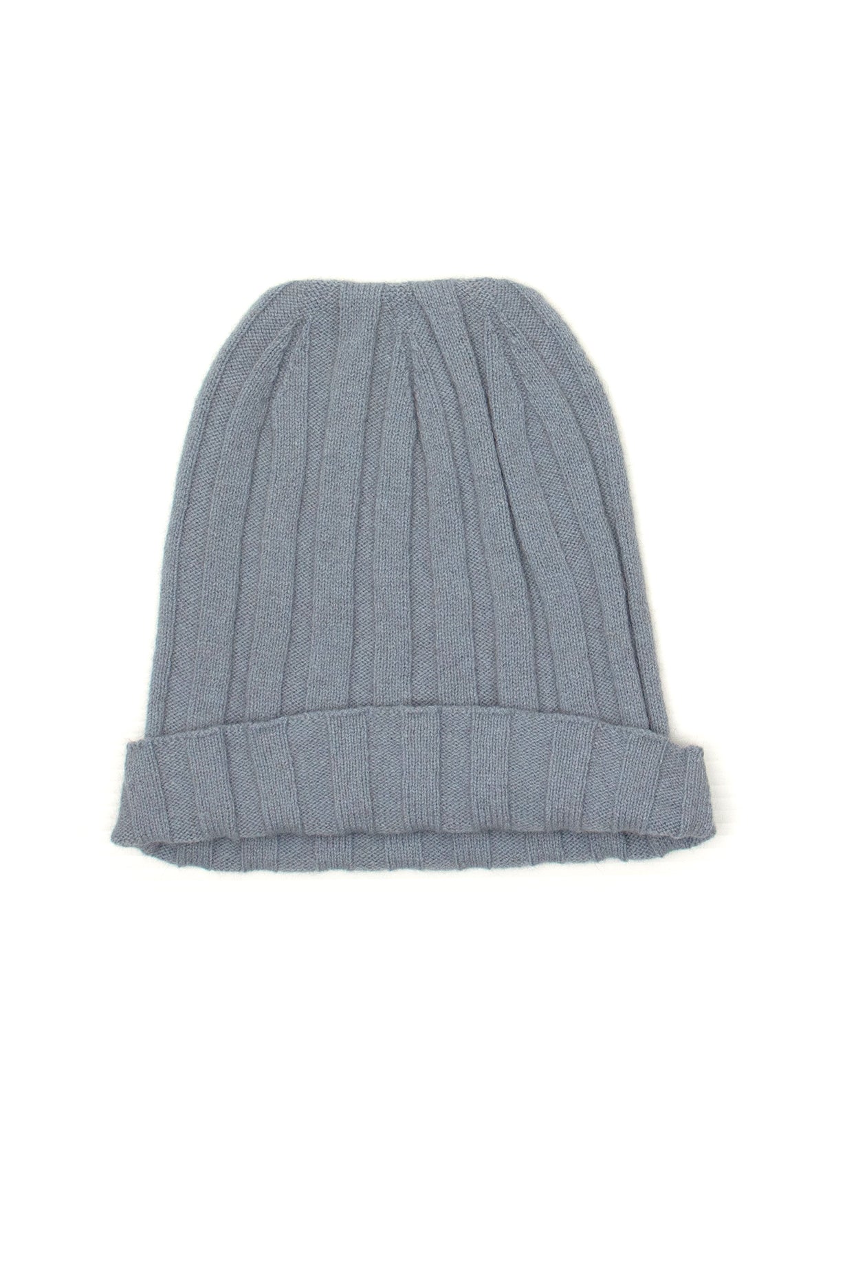 Rib Beanie in Glacier Blue